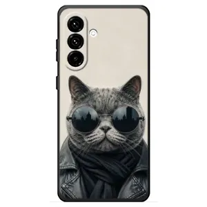 Чехол на тематику: Коты для Samsung Galaxy A18 4G (Модный кот)