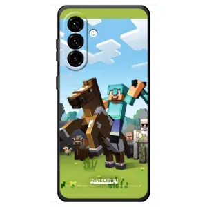 Чохли для Samsung Galaxy A18 4G (Персонажі МайнКрафт) (На коні)