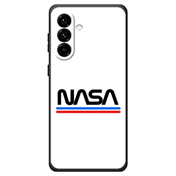 Чехол с рисунком «NASA на белом фоне» для Samsung Galaxy A18 4G Чехол с рисунком «NASA на белом фоне» для Samsung Galaxy A18 4G