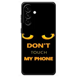 Чехол с Прикольным принтом на Samsung Galaxy A18 4G (Не трогай мой телефон)