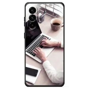 Силиконовый бампер (Работники) на Samsung Galaxy A18 4G (Офисный работник)