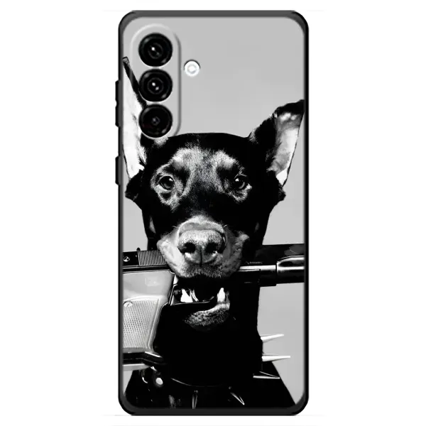 Чехол с рисунком «Опасный доберман» для Samsung Galaxy A18 4G Чехол с рисунком «Опасный доберман» для Samsung Galaxy A18 4G