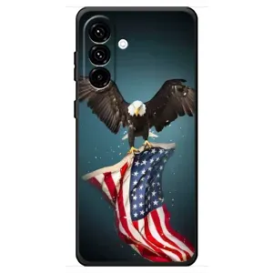 Чохол Прапор USA для Samsung Galaxy A18 4G (Орел і прапор)