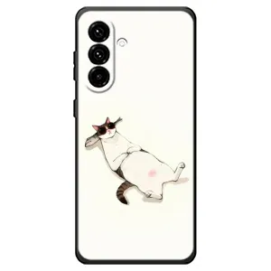 Чехол на тематику: Коты для Samsung Galaxy A18 4G (Отдых)