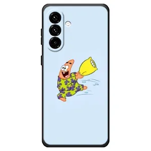 Чехлы с Патриком на Samsung Galaxy A18 4G (Патрик с подушкой)