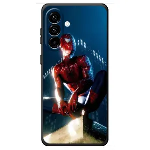 Чехол Супергерой Человека Паука на Samsung Galaxy A18 4G (Паук на доме)