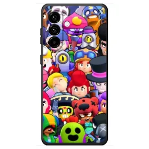 Силіконовый Чохол на Samsung Galaxy A18 4G з картинкою Brawl Stars (Персонажі)