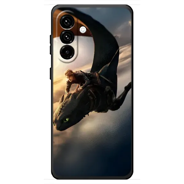 Чехол с рисунком «Полет Беззубика» для Samsung Galaxy A18 4G Чехол с рисунком «Полет Беззубика» для Samsung Galaxy A18 4G