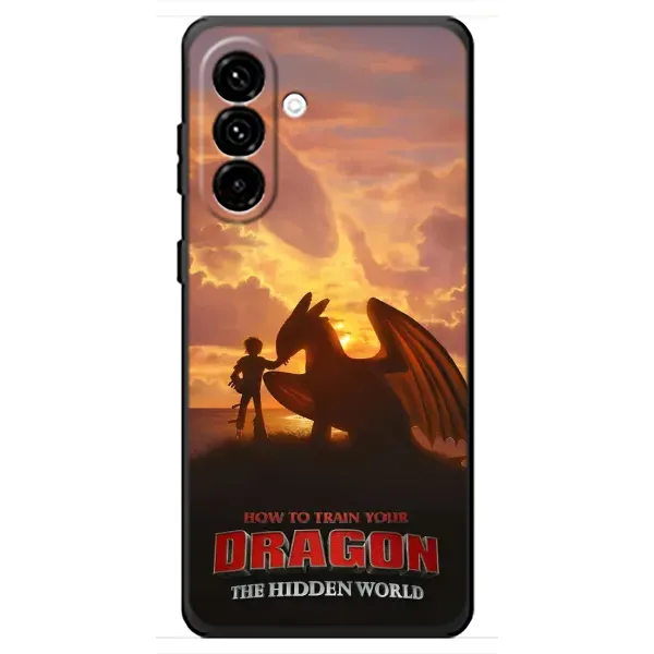 Чехол с рисунком «Постер Беззубика» для Samsung Galaxy A18 4G Чехол с рисунком «Постер Беззубика» для Samsung Galaxy A18 4G