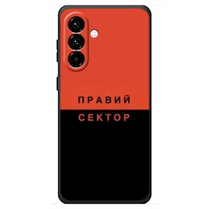 Чехлы УПА (Красно-Чёрный) на Samsung Galaxy A18 4G (Правый Серктор)