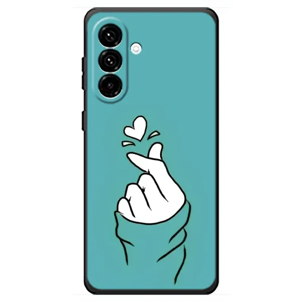Чехол с рисунком «Сердечко на бирюзовом» для Samsung Galaxy A18 4G Чехол с рисунком «Сердечко на бирюзовом» для Samsung Galaxy A18 4G