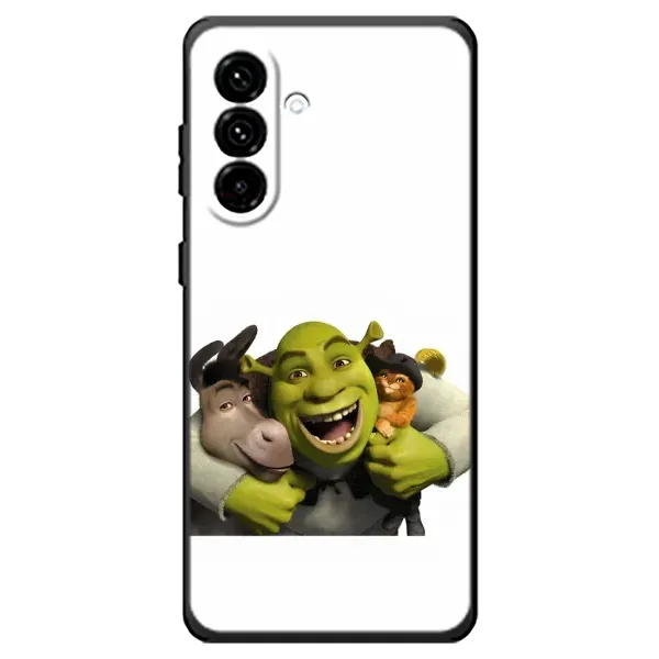 Чехол с рисунком «Шрек осел и кот» для Samsung Galaxy A18 4G Чехол с рисунком «Шрек осел и кот» для Samsung Galaxy A18 4G