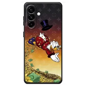 Силиконовый чехол для Samsung Galaxy A18 4G (Скрудж Луи Виттон)