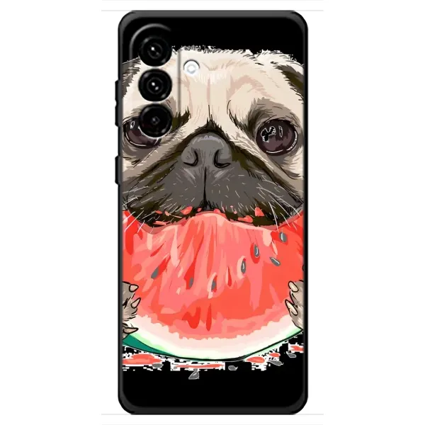 Чехол с рисунком «Смешной Мопс» для Samsung Galaxy A18 4G Чехол с рисунком «Смешной Мопс» для Samsung Galaxy A18 4G