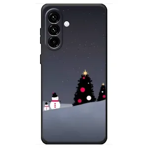 Чехлы на Новый Год Samsung Galaxy A18 4G (Снеговички)