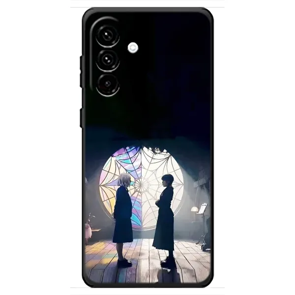 Чехол с рисунком «Уэнсдей и Энди» для Samsung Galaxy A18 4G Чехол с рисунком «Уэнсдей и Энди» для Samsung Galaxy A18 4G