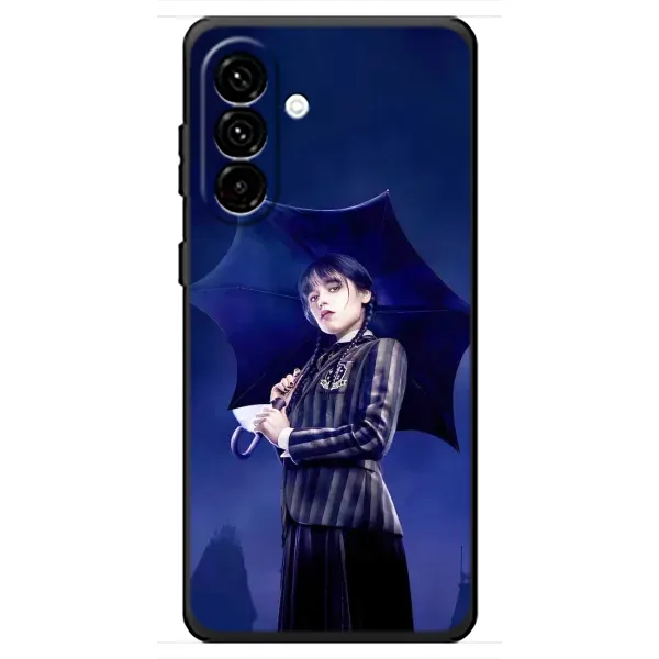 Чехол с рисунком «Уэнсдей с зонтом» для Samsung Galaxy A18 4G Чехол с рисунком «Уэнсдей с зонтом» для Samsung Galaxy A18 4G