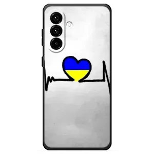 Силиконовый Чехол на Samsung Galaxy A18 4G (Я-Украина) (Украинская кардиограмма)