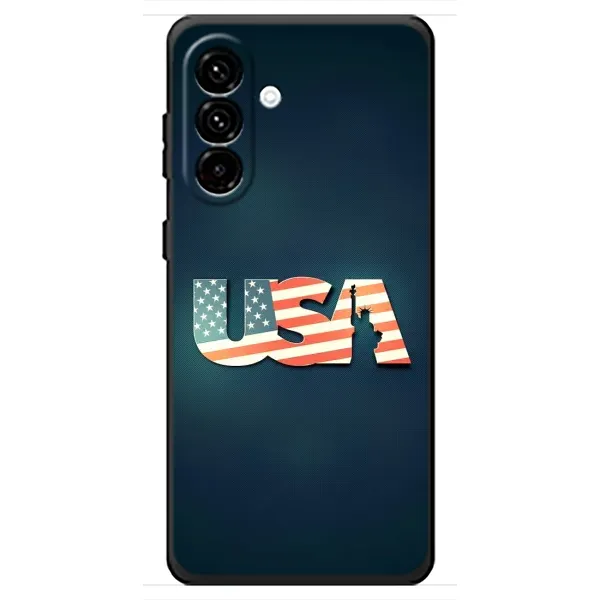 Чехол с рисунком «USA» для Samsung Galaxy A18 4G Чехол с рисунком «USA» для Samsung Galaxy A18 4G