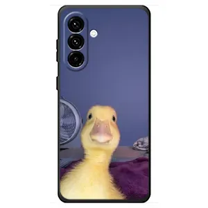 Бампер с принтом Мемы для Samsung Galaxy A18 4G (Утка)