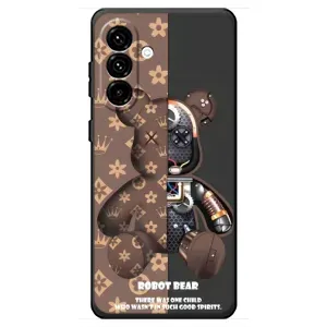 Силиконовый чехол для Samsung Galaxy A18 4G (Медмедь Луи Виттон)