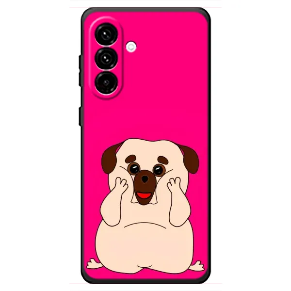 Чехол с рисунком «Веселый Мопсик» для Samsung Galaxy A18 4G Чехол с рисунком «Веселый Мопсик» для Samsung Galaxy A18 4G