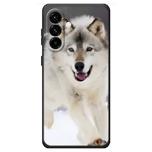 Чехол с Волком на Samsung Galaxy A18 4G (Волк на снегу)
