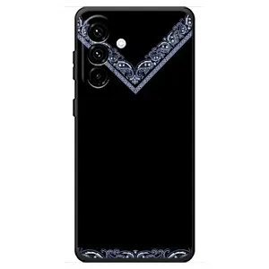 Силиконовый Чехол на Samsung Galaxy A18 4G (Воротник вышиванки)