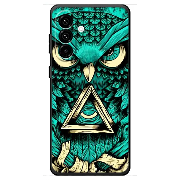 Чехол с рисунком «Зеленая сова» для Samsung Galaxy A18 4G Чехол с рисунком «Зеленая сова» для Samsung Galaxy A18 4G