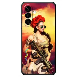 ЗСУ Чехлы (TPU) для Samsung Galaxy A18 4G (Женщина солдат)