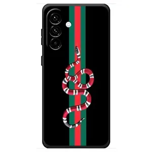 Чехлы Бренд GUCCI для Samsung Galaxy A18 4G (Змей Гуччи)