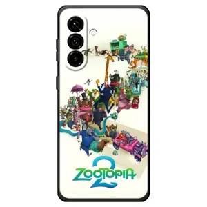 Силиконовый чехол с принтом Зоотрополіс для Samsung Galaxy A18 4G (Зоотрополис логотип)