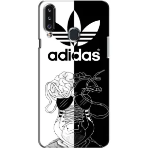 Чохол с стилі "Адідас" для Самсунг А20с (2017) (Adidas шнурки)