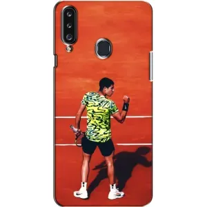 Чохли з прінтом Спортивна тематика для Samsung Galaxy A20s (A207) (Алькарас Тенісист)