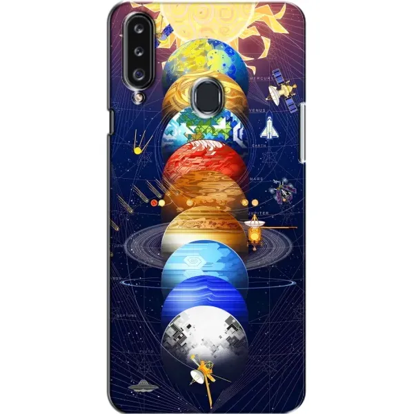 Чехол с рисунком «Арт планети» для Samsung Galaxy A20s (A207) Чехол с рисунком «Арт планети» для Samsung Galaxy A20s (A207)