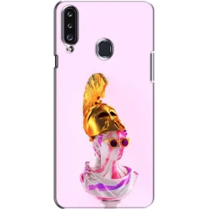 Чохол з Прикольним Принтом на Samsung Galaxy A20s (A207) (АРТ Статуя)