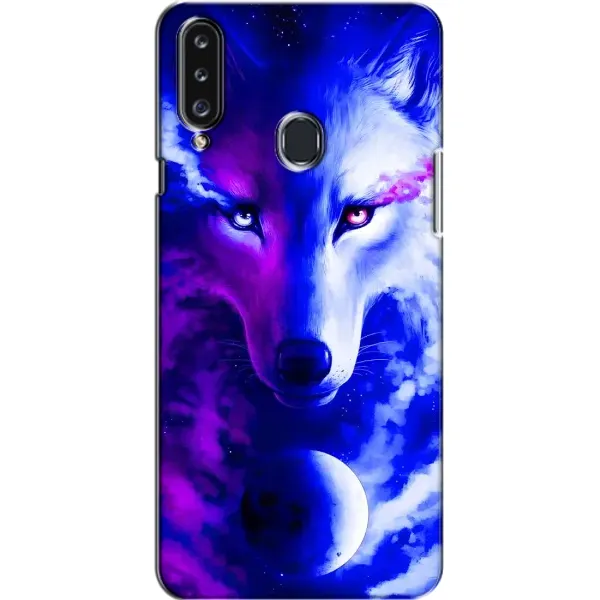 Чехол с рисунком «Арт-Волк» для Samsung Galaxy A20s (A207)