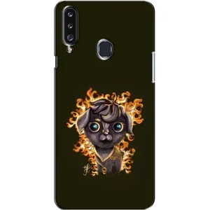 Чехлы на военную тематику для Samsung Galaxy A20s (A207) (Бавовна мем)