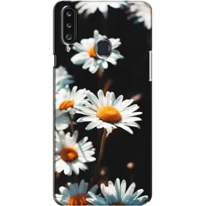 Чохол з ромашками на Samsung Galaxy A20s (A207) (Білі ромашки)