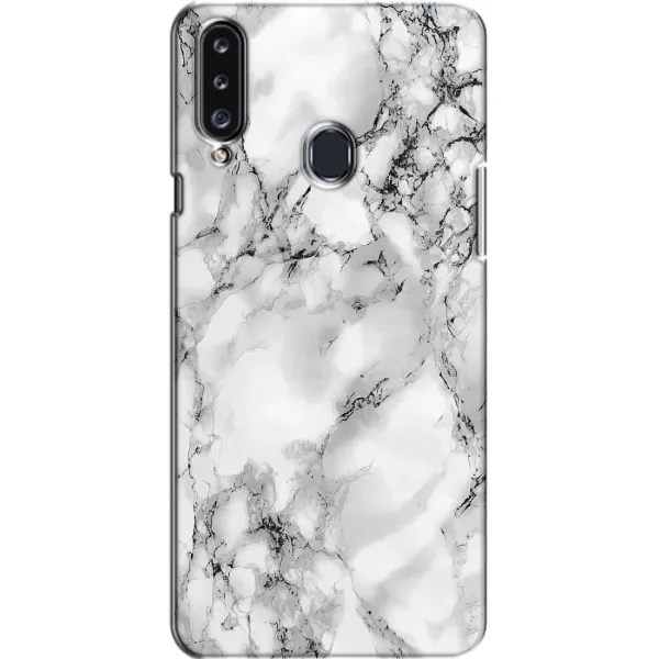 Чехол с рисунком «Белый мрамор» для Samsung Galaxy A20s (A207) Чехол с рисунком «Белый мрамор» для Samsung Galaxy A20s (A207)