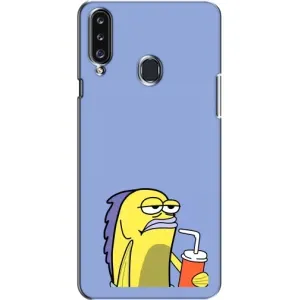 Бампер з принтом Меми для Samsung Galaxy A20s (A207) (Байдужість)