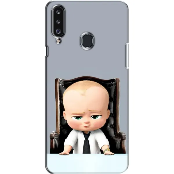 Чехол с рисунком «BOSS» для Samsung Galaxy A20s (A207)