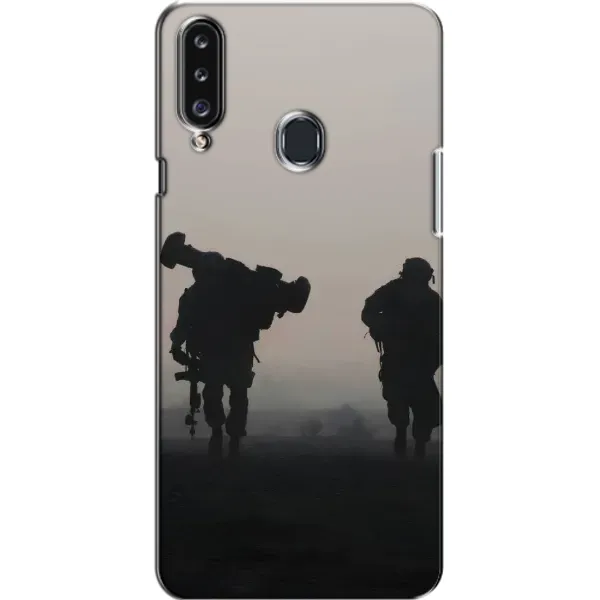 Чехол с рисунком «Бой солдат» для Samsung Galaxy A20s (A207) Чехол с рисунком «Бой солдат» для Samsung Galaxy A20s (A207)