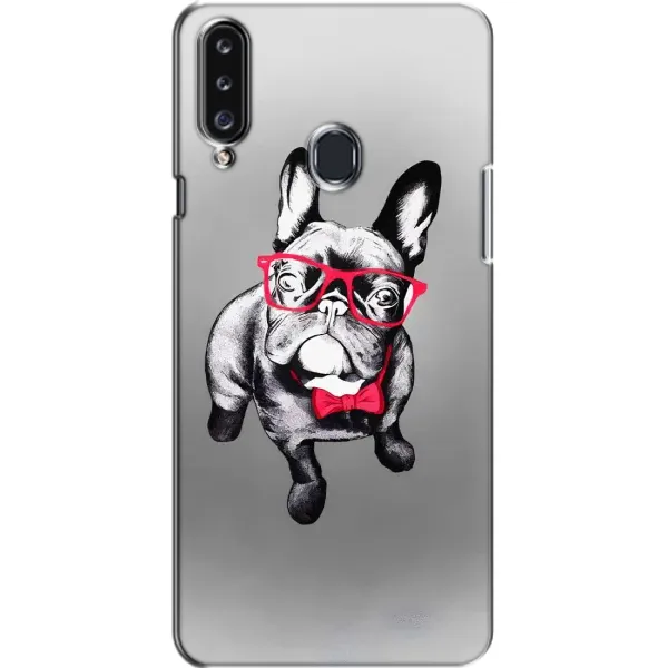 Чехол с рисунком «Бульдог в очках» для Samsung Galaxy A20s (A207) Чехол с рисунком «Бульдог в очках» для Samsung Galaxy A20s (A207)
