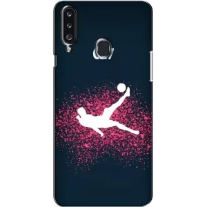Чехол Криштиану Роналду для Samsung Galaxy A20s (A207) (CR7 Удар)