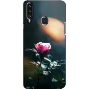 Чохли з принтом Троянд для Samsung Galaxy A20s (A207) (Квітка нічна)