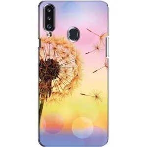 Силіконовий Чохол з кульбабками на Samsung Galaxy A20s (A207) (Квітка-кульбаба)