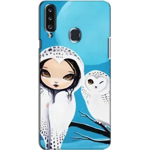 Чехлы с принтом СОВЫ для Samsung Galaxy A20s (A207) (Девочка Сова)