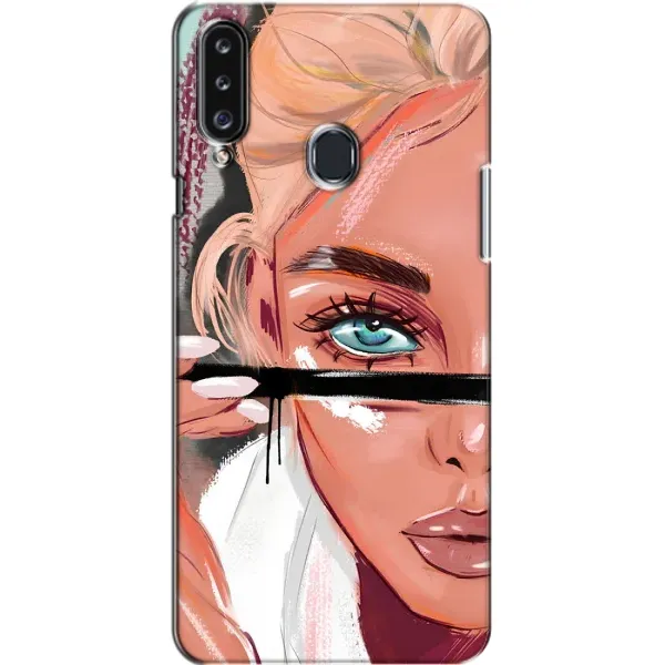 Чехол с рисунком «Девушка и ресницы» для Samsung Galaxy A20s (A207) Чехол с рисунком «Девушка и ресницы» для Samsung Galaxy A20s (A207)