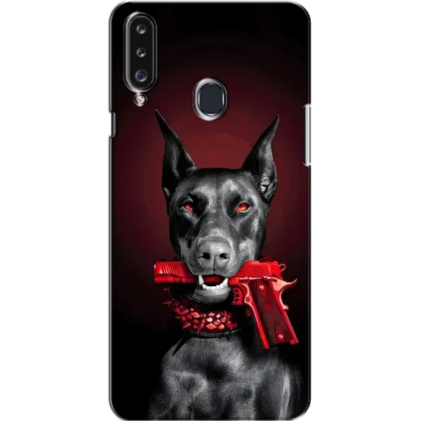 Чехол с рисунком «Доберман злой» для Samsung Galaxy A20s (A207) Чехол с рисунком «Доберман злой» для Samsung Galaxy A20s (A207)